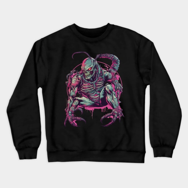 Monster Creature Crewneck Sweatshirt by animegirlnft